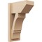 Ekena Millwork 7 1/2-in W x 12-in D x 20-in H Balboa Slat Rough Cedar Woodgrain TimberThane Outlooker, Primed Tan OUTUR075X12X20BOA24RCPR - alternate 1